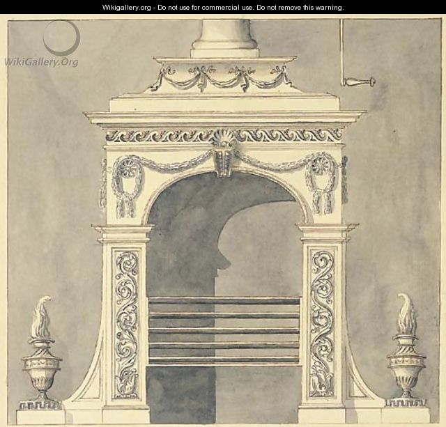 Design for a hall stove - Sir William Chambers