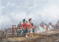 Field Officers of the 42nd Royal Highlanders at Camp - Orlando Norie