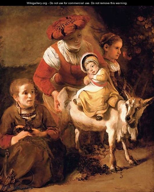 The Spanish gypsy - Nicolaes Maes