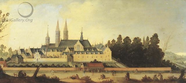 A view of Egmond abbey 4 - Claes Jacobsz. van der Heck