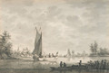 Shipping on the Maas, IJsselmonde beyond - Nicolaas Wicart