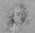 A young man, bust-length, looking to the right - Nicolas Lancret
