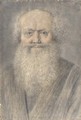 A bearded man, bust-length - Nicolas Lagneau