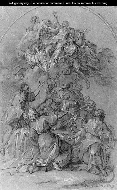 The Assumption of the Virgin - Nicolas De Poilly