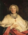 Portrait of a bishop, bust-length, in winter dress - Nicolas de Largillierre