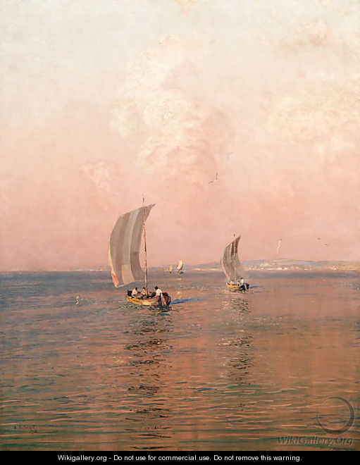 Sailing at sunset - Nikolai Nikanorovich Dubovsky