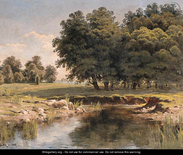 Landscape with a River - Nikolai L