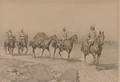 Russian cavalry on a dusty track - Nikolai Dmitrievich Dmitriev-Orenburgsky