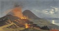 The Vesuvius 1859 erruption - Neapolitan School