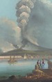 The eruption of Mount Vesuvius, 1872 - Neapolitan School