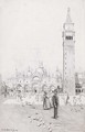 View of the Campanile and Piazza san Marco, Vencie - Nelly Erichsen
