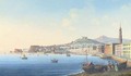 Veduta di Napoli dal Carmine - Neapolitan School