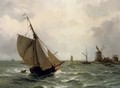 Sailing on a river estuary - Nicolaas Riegen
