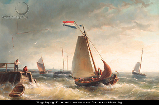 De Hoop setting out for sea - Nicolaas Riegen