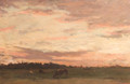 Polder landscape at dusk - Nicolaas Bastert