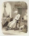 Sloth in the Kitchen - (after) Louis Leopold Boilly