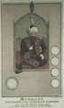Osman I (1259-1326) founder of the Ottoman Empire in the year 1300 - Claude du Bose