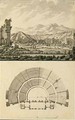 View and Plan of the Theatre of Hierapolis - Giovanni Battista (Giambattista) Borra