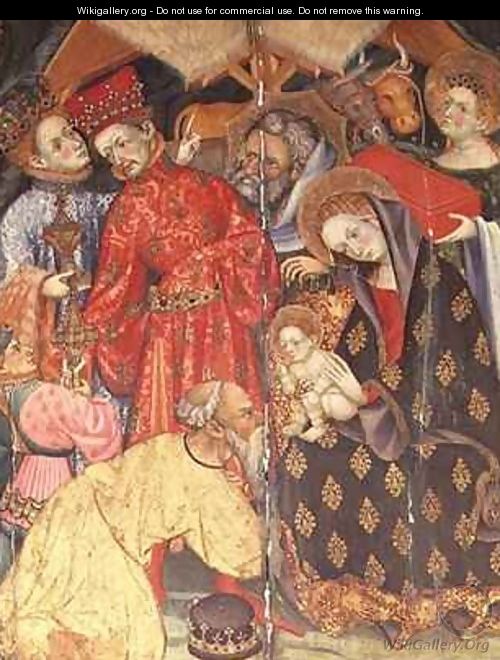 The Adoration of the Kings - Lluis Borrassa