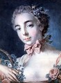 Tete de Flore, portrait of Mme Baudion, daughter of Boucher - Louis Marin Bonnet