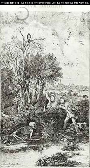 The Hunters Overtaken by Death - Rodolphe Bresdin