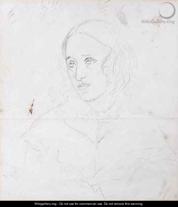 Portrait of George Eliot (Mary Ann Evans) - Caroline Bray