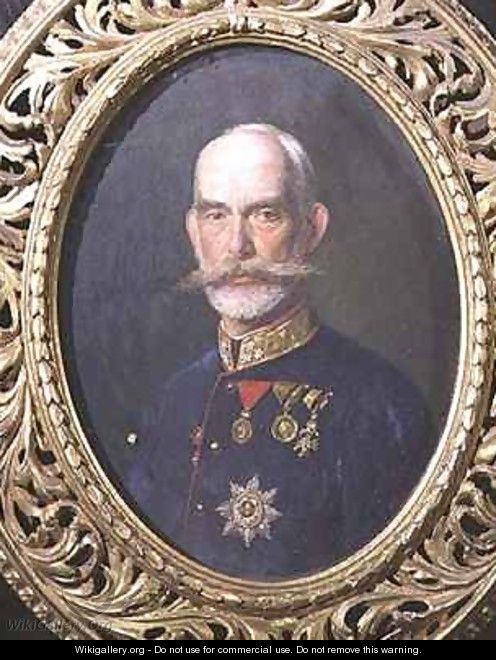 Portrait of Lt. Field Marshal Archduke Rainer of Austria (1827-1913) cousin of the Emperor Franz Joseph - Theodor Breidwiser or Breitwieser
