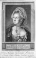 The Chevalier d'Eon, dressed as a woman - P. Jean Baptiste Bradel