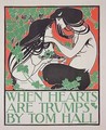 Reproduction of a poster advertising 'When Hearts are Trumps' - William Bradley