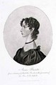 Portrait of Anne Bronte (1820-49) from a drawing in the possession of the Rev. A. B. Nicholls - (after) Bronte, Charlotte
