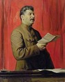 Portrait of Josif Stalin - Isaak Israilevich Brodsky