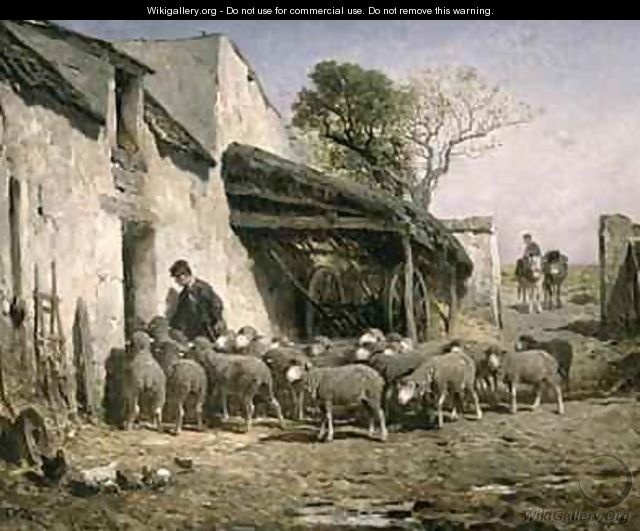 The Return of the flock to the sheepfold - Felix Saturnin Brissot de Warville