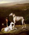 Old Sandy, Trainer to Alexander Graham, with Two Greyhounds in a Highland Landscape - R.G. Brown