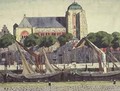 The Church and Harbour at Verre - Thomas Austen Brown