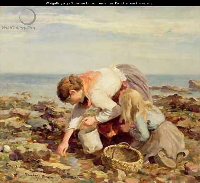Collecting Shells - William Marshall Brown
