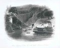 Slaves Shipping Cotton by Torch-Light, River Alambama - (after) Brooke, William Henry