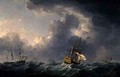 English Ships Running Before a Gale - Charles Brooking