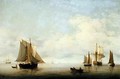 Seascape with Shipping - Charles Brooking