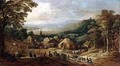 Autumnal Landscape with Peasants - J. & Momper, J.de Brueghel