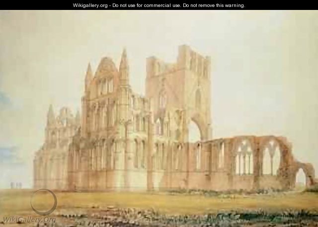 View of Whitby Abbey - John Buckler