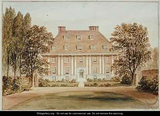 Balmes House, Middlesex - John Buckler
