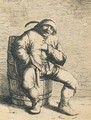 Peasant Sitting On A Cask - Willem Basse