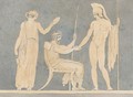 Neo-Classical Design After An Etruscan Frieze - Italian School