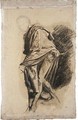 Study Of A Figure In A Cloak, Leaning Forward - Jean-Louis-Ernest Meissonier