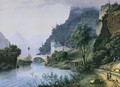 View Of The Pont De Saint Maurice, Canton Vaud, Switzerland - Henri Knip