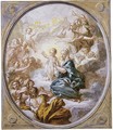 The Madonna In Glory With The Infant Christ - Jacques-Antoine Beaufort