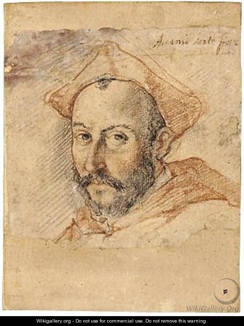 Head Of A Cardinal - Federico Zuccaro