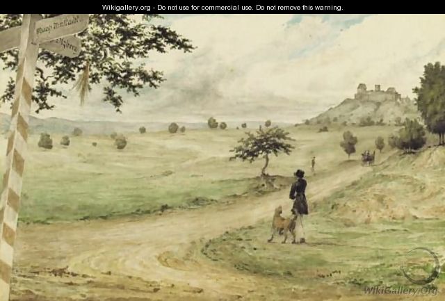 View Towards Otzburg - Thomas Streatfeild