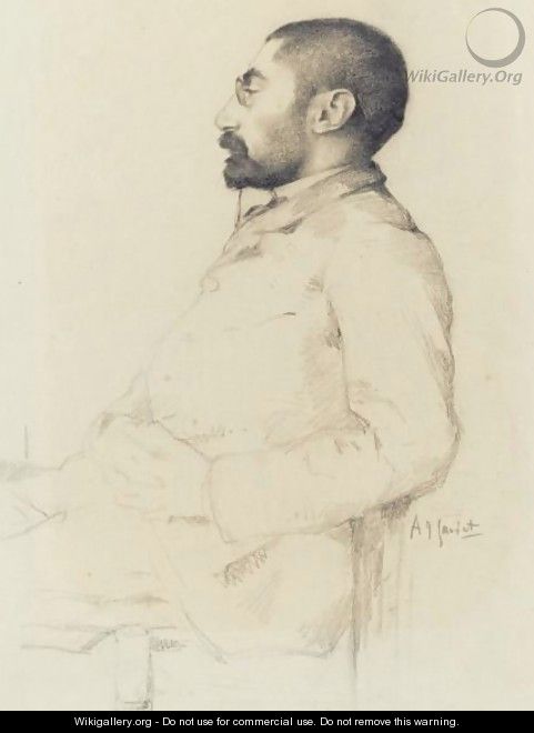 Portrait Of Henri De Toulouse-Lautrec - Antoine-Joseph Gardet