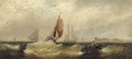 Shipping off the coast - William A. Thornley or Thornbery